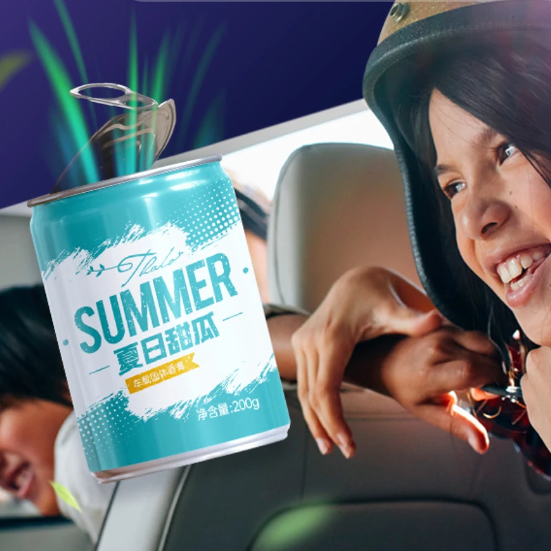 Car Air Freshener Aromatherapy Car Perfume Coke Shape Environmentally Friendly Solid Balm Really CleanThe Air Car Accessories