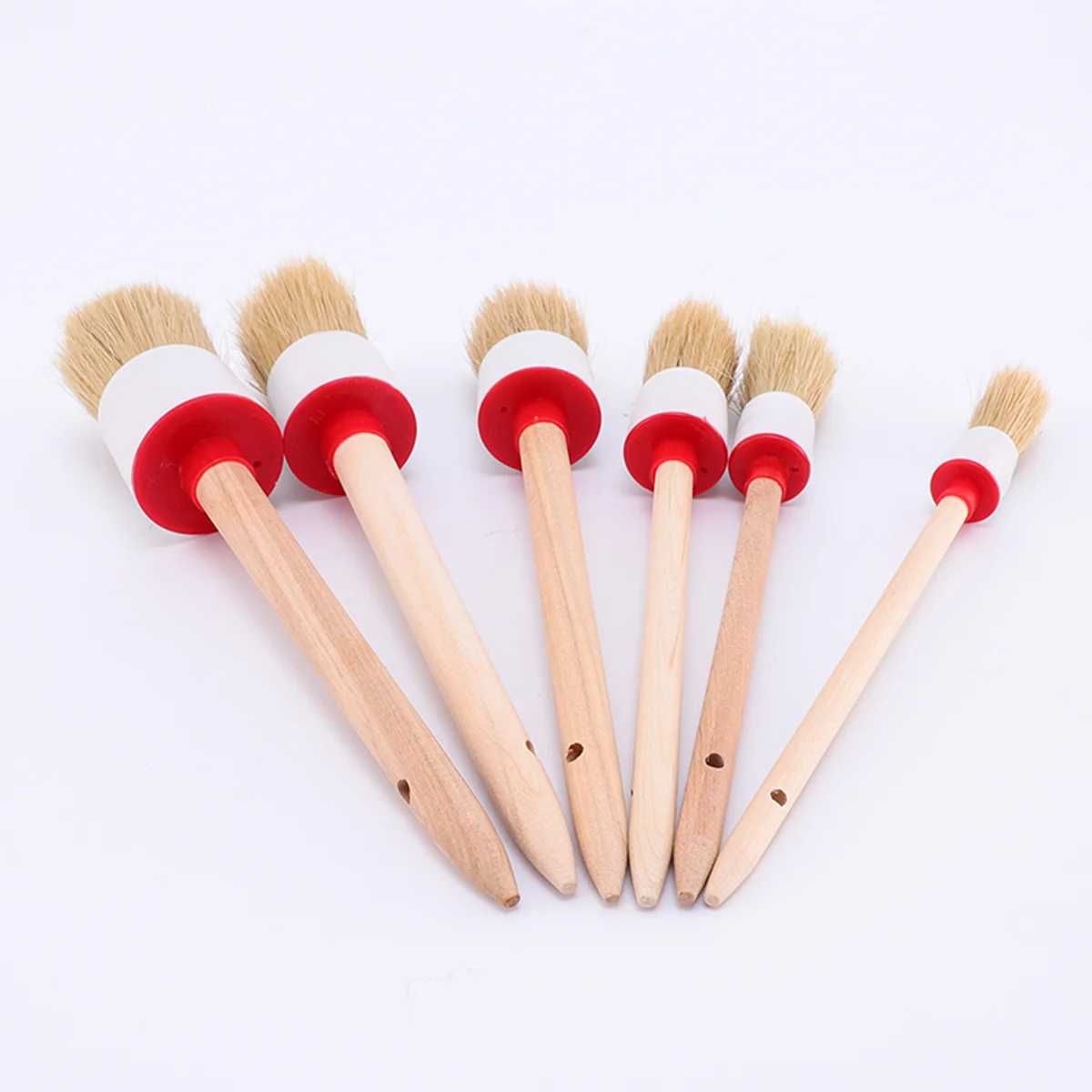 12 Pcs/1 Handle Brush Automotive Detail Computer Cleaning Anti-Static Dust Cars Duster Gap Tool Ventilation