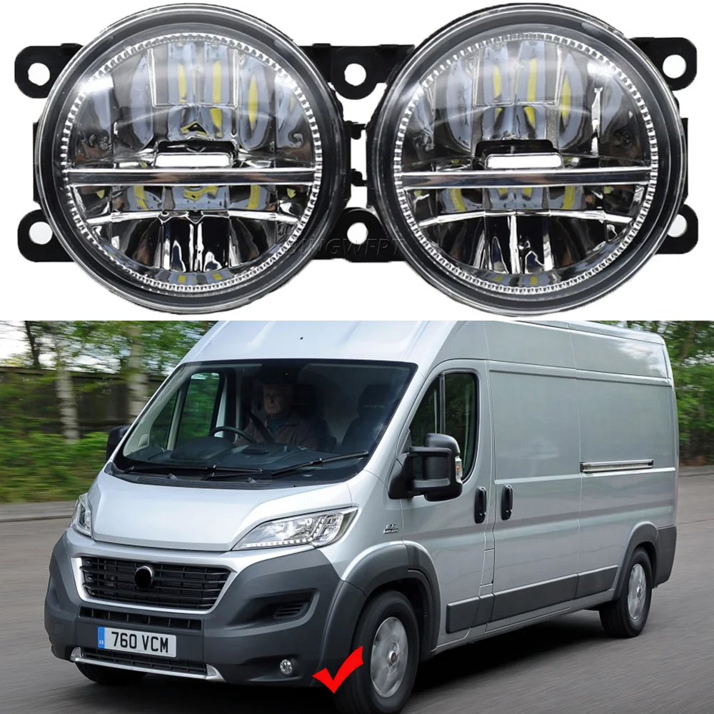 For Fiat Ducato 250 290 2015 '16 '17 '18 '19 2020 High Quality Fog Lights Lamp Daytime Running Light DRL 12V H11 Fog Lamps Light