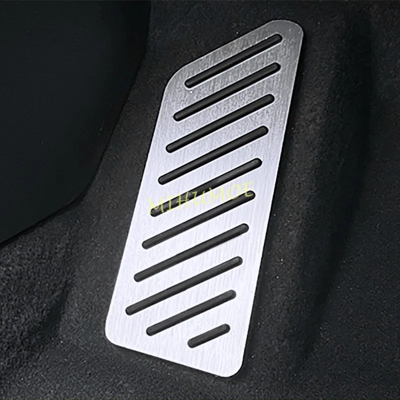 Aluminum Foot Rest Footrest Dead Pedal Cover Overlay For Honda CR-V CRV 6th 2023 2024