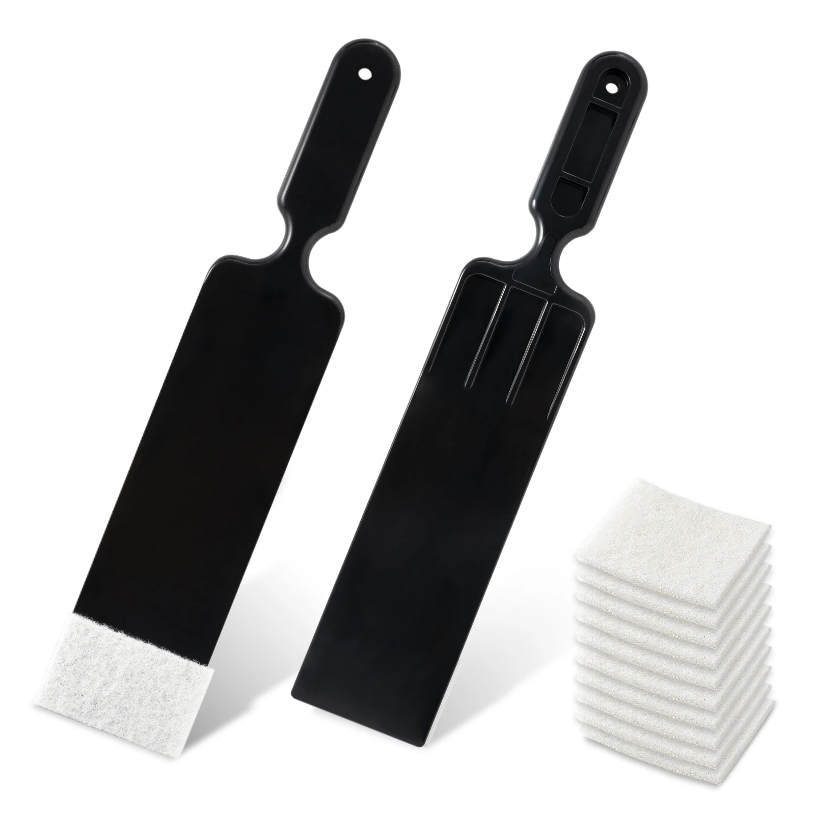 EHDIS 2pcs Paddle Squeegee Scrubber Cleaning Tool Car Window Glass Film Tinting Scraper Long Handle Windshield Washing Wipers