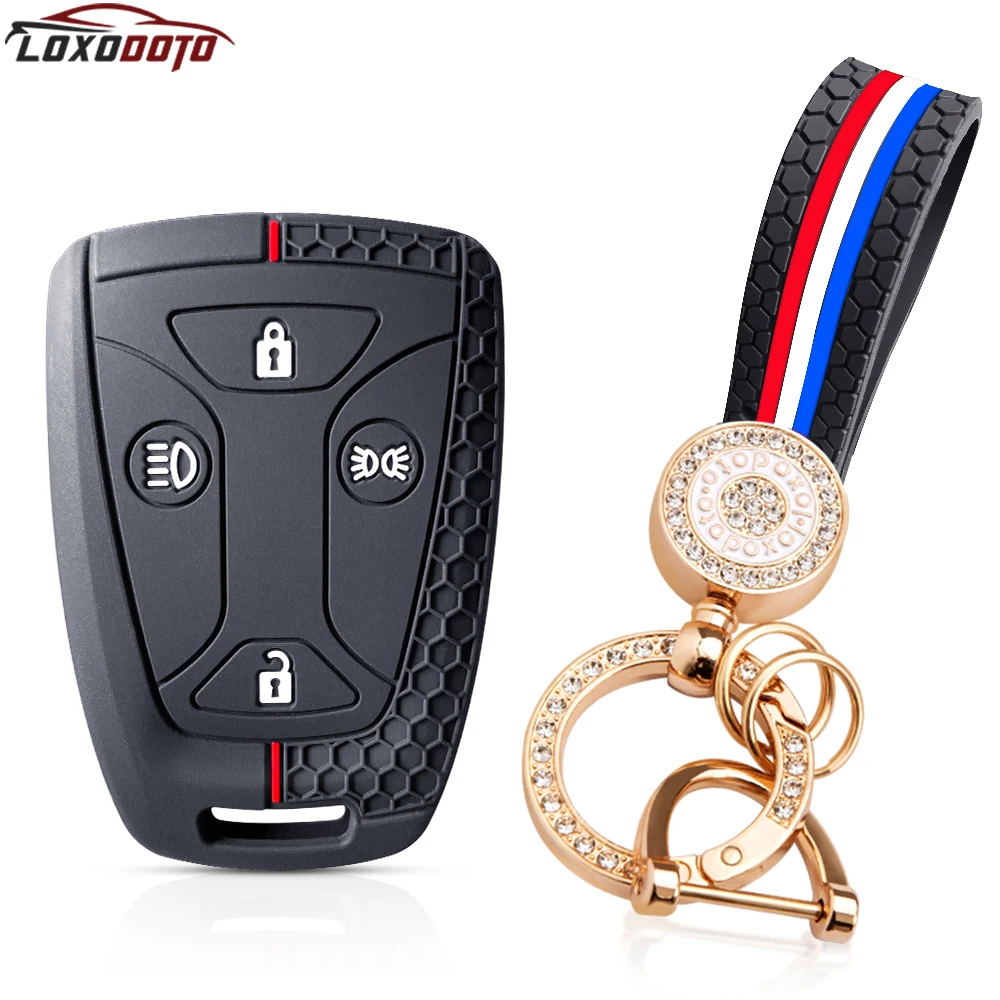 Silicone Remote Car Key Cover Holder Keychain Key Case Caps For SAAB Scania 540S GRS905 R S G P Series 141 143 148 DC13 4X2 6X2R