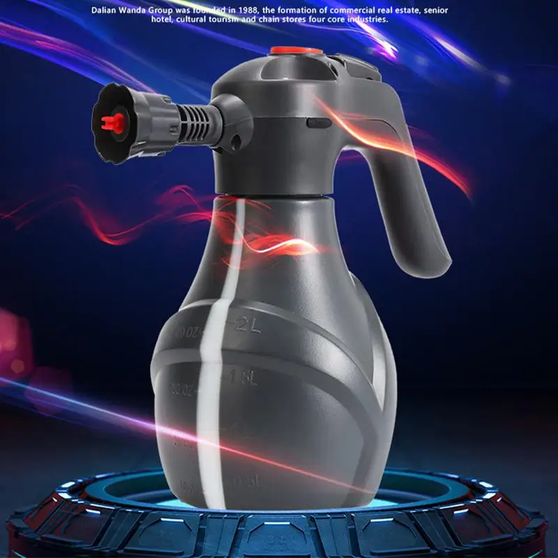 Cordless Snow Foam Spray Can 2L Electric High Pressure Washer Professional Garden Hose Bottles Sprayer Car Accessories