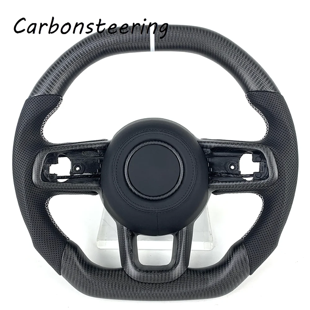Suit for Jeep cars accessories Customized matte carbon fiber steering wheel for Gladiator Wrangler new models racing design