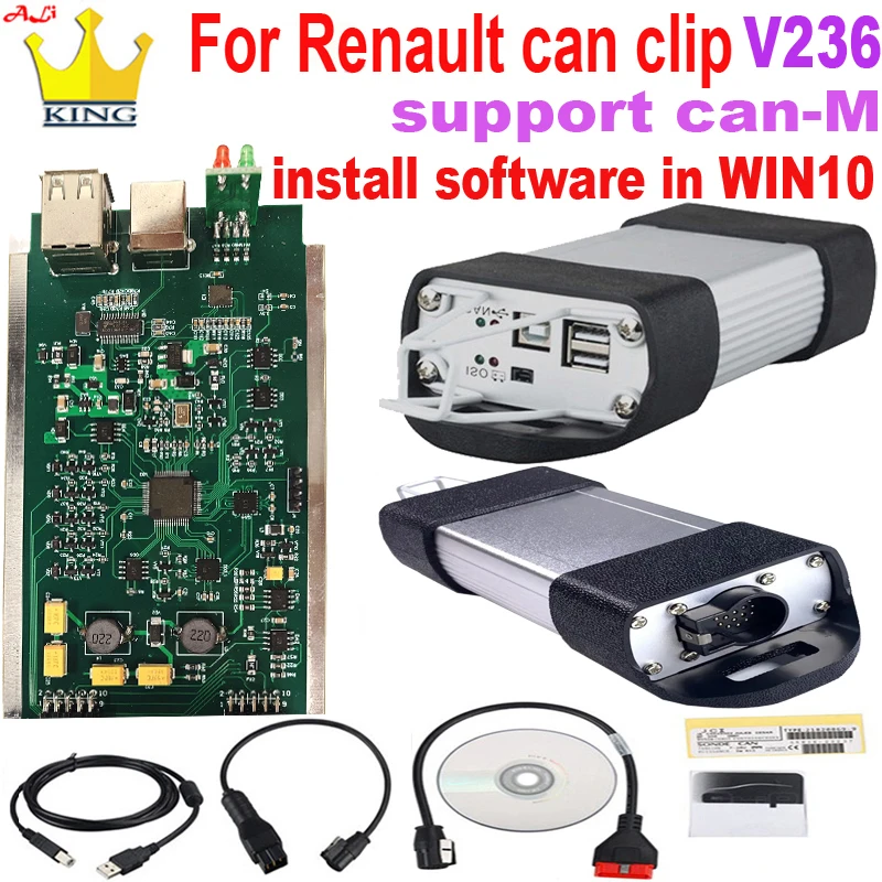 V236 Reprog Can Clip For Renault CAN-M system Obd 2 cables Diagnostic Interface diagnostis Car Scanner Vehicle Repairing Tools