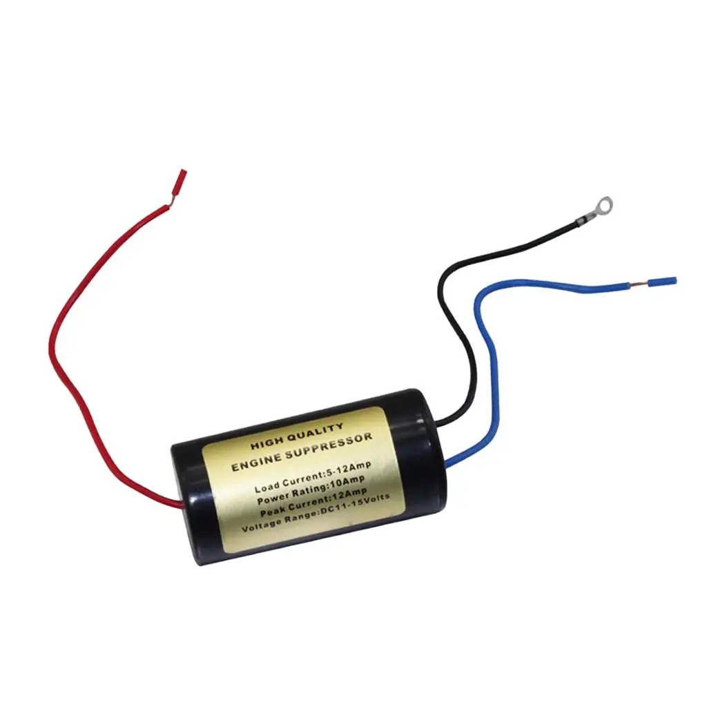 2019 New DC 12V Power Rating 12AMP Auto SUV Noise Audio Filter Kill Hum Engine Stereo Installation 61x36mm