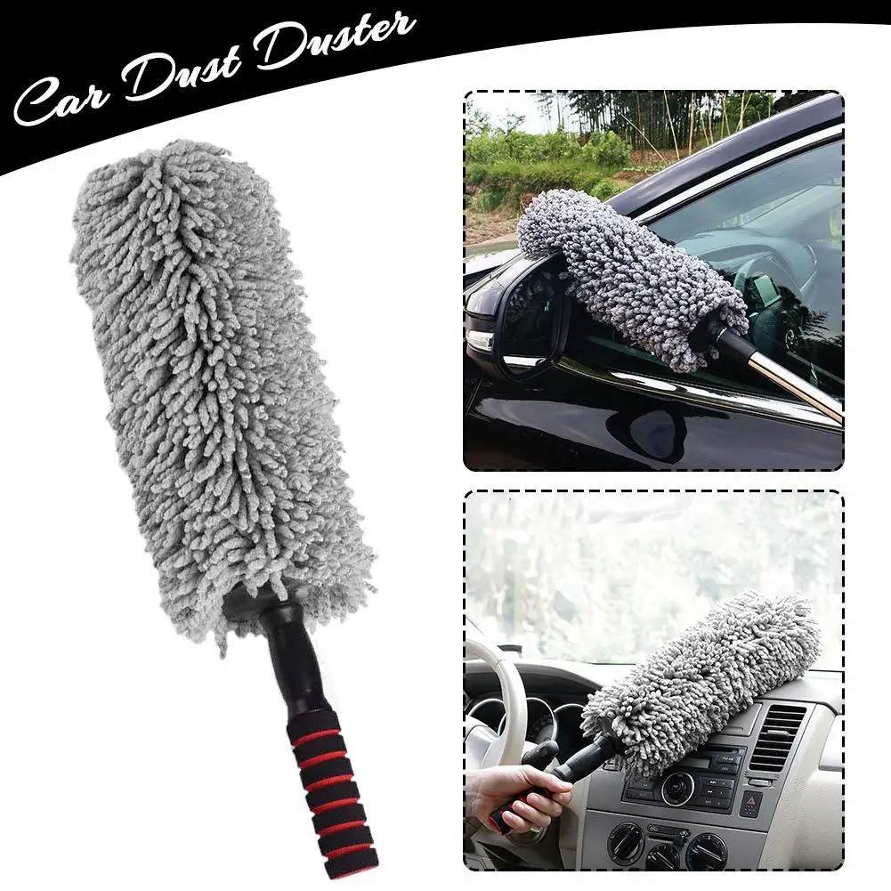Car Washer Big Mop Duster Brush Soft Microfiber Interior Clean Accessories Washing Automotive Cleaner Motorcycle Tool RV K3G5