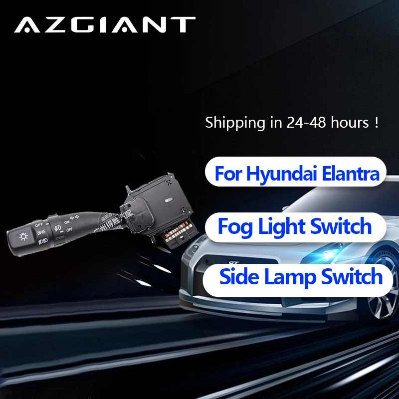 New Headlight Fog Light Switch Cover Kit Turn Signal Combination Switch For 2004-2017 Hyundai Elantra Accent Sonata