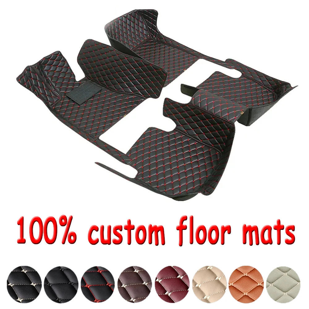 Car Floor Mats For Golf 6 2012 2011 2010 2009 Carpets Foot Pads Custom Accessories Interior Pedals Product Rug For VW vw