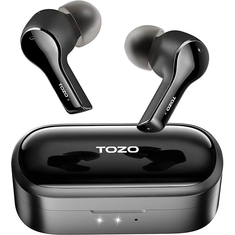 TOZO T9 True Wireless Earbuds Bluetooth 5.3 Noise Cancelling 4 Mic Headphones Deep Bass
