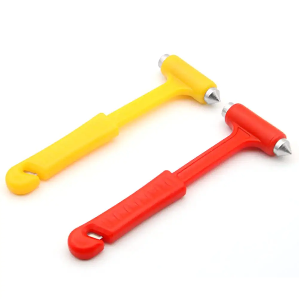 Portable Car Safety Hammer Broken Window Puncher Seat Belt Cutter Scraper Safety Hammer Tool Escape Hammer Car Emergency Tool