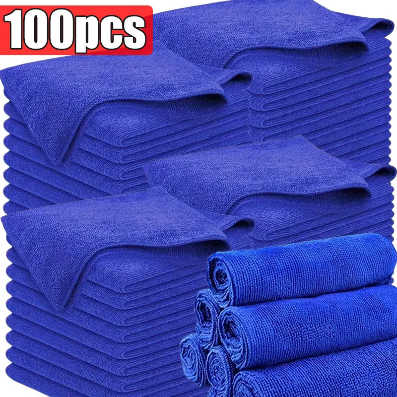 Microfiber Cleaning Cloths Lint Free Microfiber Cleaning Towel Cloths Reusable Cleaning TowelsThickened Absorbent Car Wash Towel