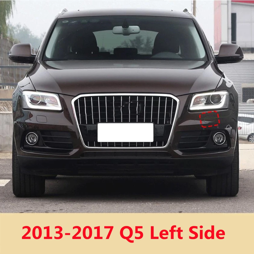 Car Front Bumper Hook Replacement Parts Headlight Washer Cover For Q5 2013-2017 Original Style No Painting OEM 8R0955276C/275C