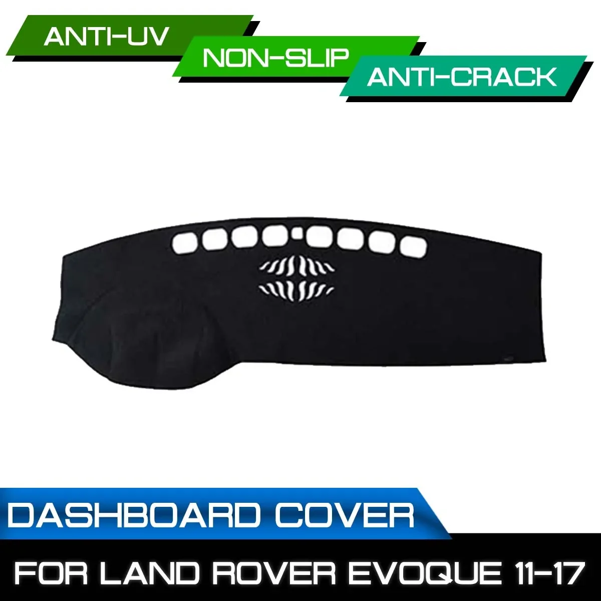 Car Dashboard Mat Anti-dirty Non-slip Dash Cover Mat UV Protection Shade for Land Rover Evoque 2011 2012 2013 2014 2015-2017