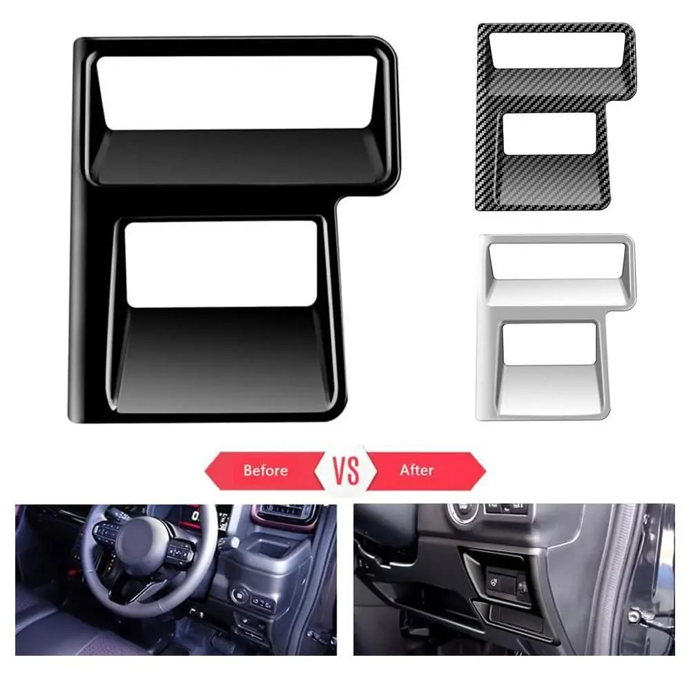 Car Headlight Button Frame Decoration Cap For Suzuki Spacia Custom M K04 2024 Auto Styling Sticker Car Interior Accessories