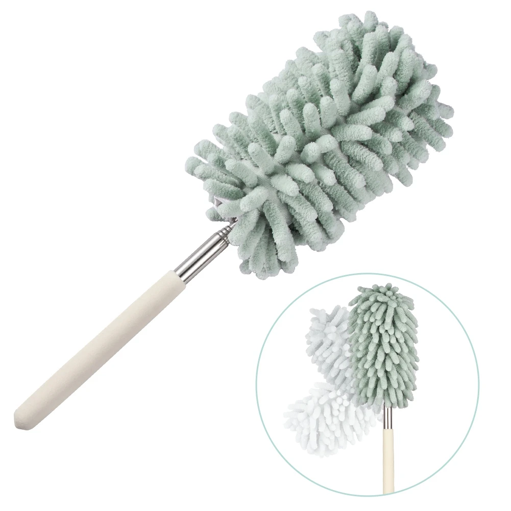 Microfiber Feather Duster for Cleaning Extendable Washable Dusters for Dirt Cleaning Office Car Window Furniture Ceiling Fan