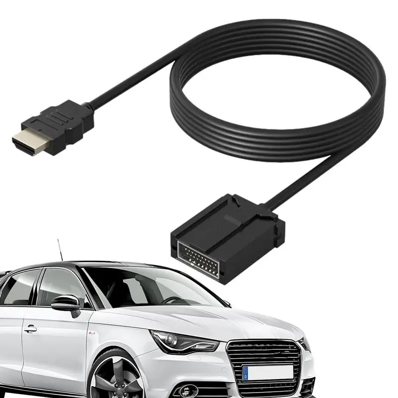 1.5m Car HDTV Cable HDMI-Compatible Type E Male To Type A Female Extension Video Audio Cable Automotive Connection System