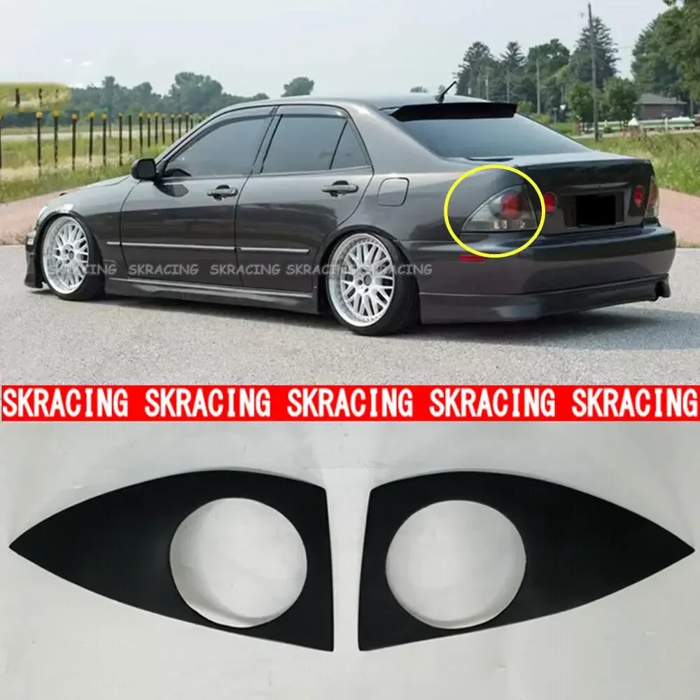 Auto Exterior Parts Unpainted FRP Rear Tail Light Covers for 1998-2005 Lexus IS200 IS300 Altezza Car Accessories Bodykit