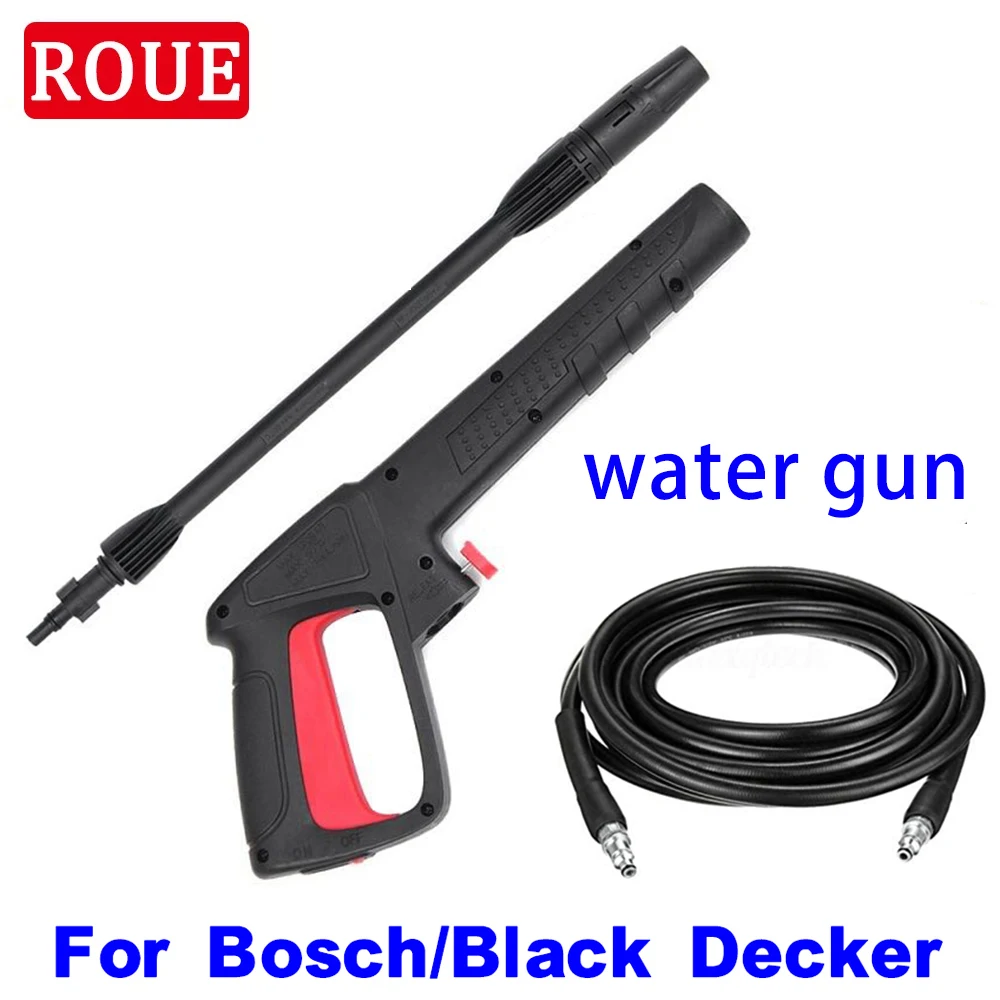 High Pressure Washer Gun High Pressure Hose Lance With Jet Turbo Sprayer Wand For Bosch Blue Black Decker Makita Gun Accessories