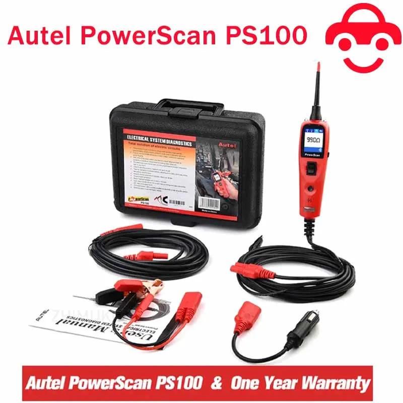 Autel PowerScan PS100 Auto Circuit Tester  Electrical System AVOmeter Autel Diagnostic Tool Automotive OBD2 Scanner ps100 autel