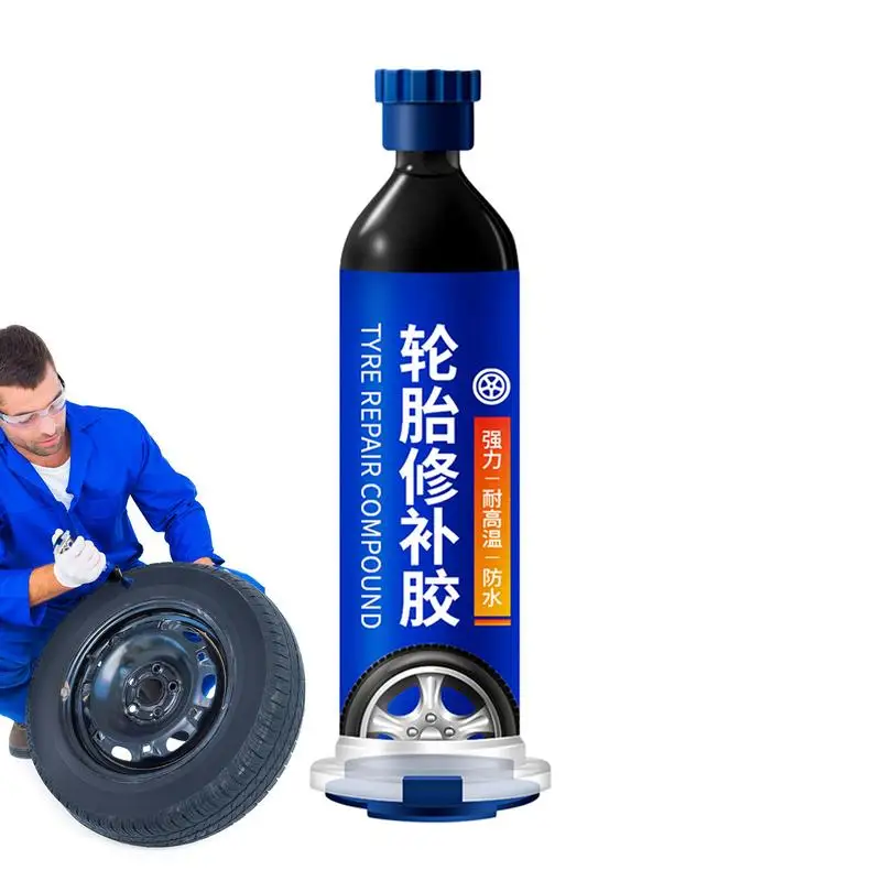 50ml  Car Tire Sidewall Repair Glue Rubber Adhesive Glue Tool Tire Patch Glue Portable Tyre Vulcanized Glue for Side Bonding