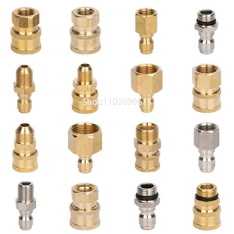 1/4" Quick Connect Coupler Adapter-Car CleanWashing Pressure Washer Connector for Quick Connecting Garden Hose Car Washer