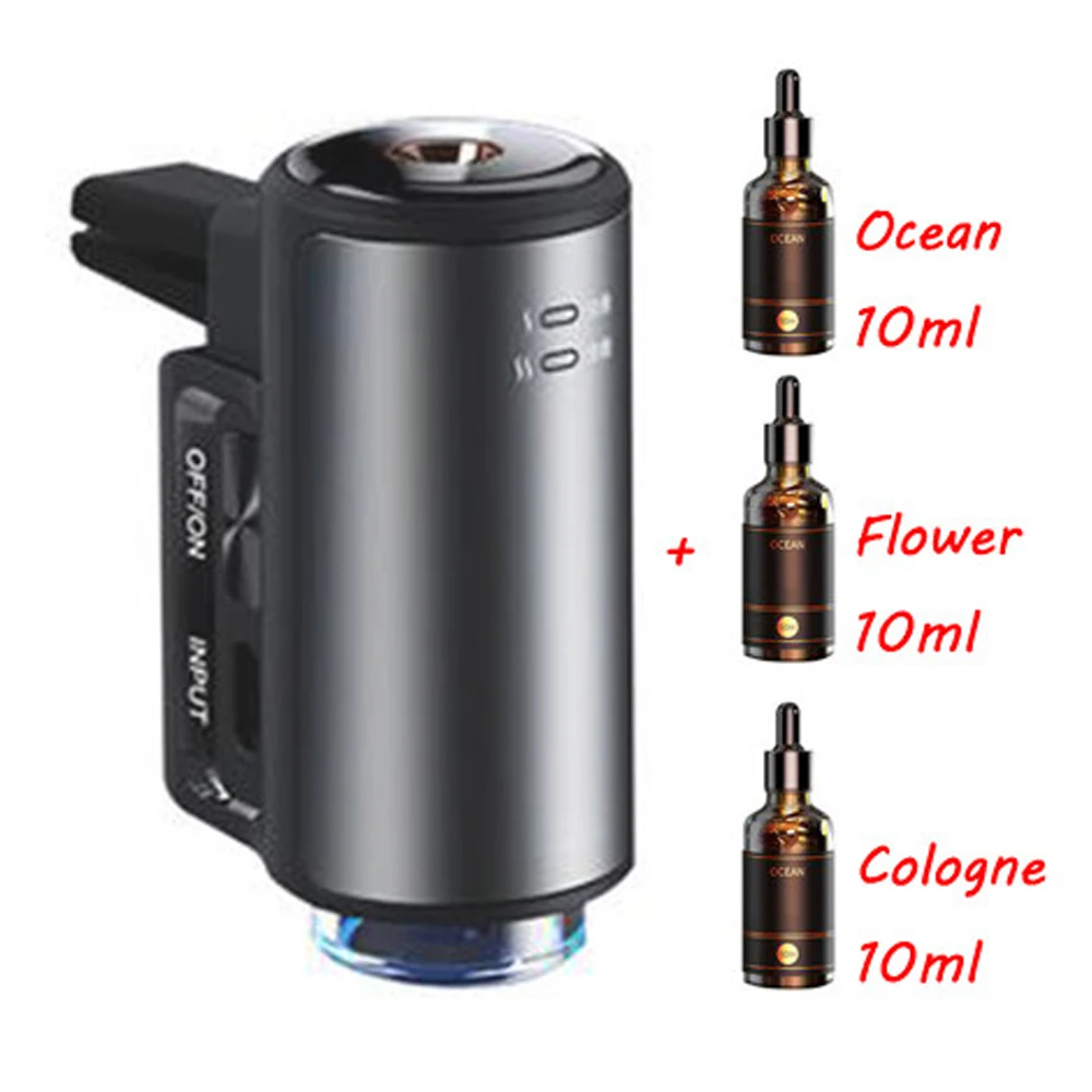 Air Ultrasonic Auto Aromatherapy Essential Oil Diffuser Sprayer Car Air Freshener Mist Maker Fogger Aroma Difuser Car Home