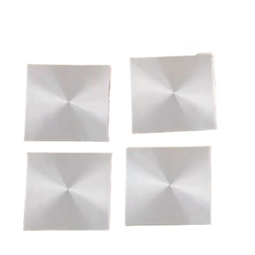 16mm Customized DIY Metal Aluminum  Square Auto Car Key Shell Smart Remote Case Cover Fob Label Symbol Emblem Sticker