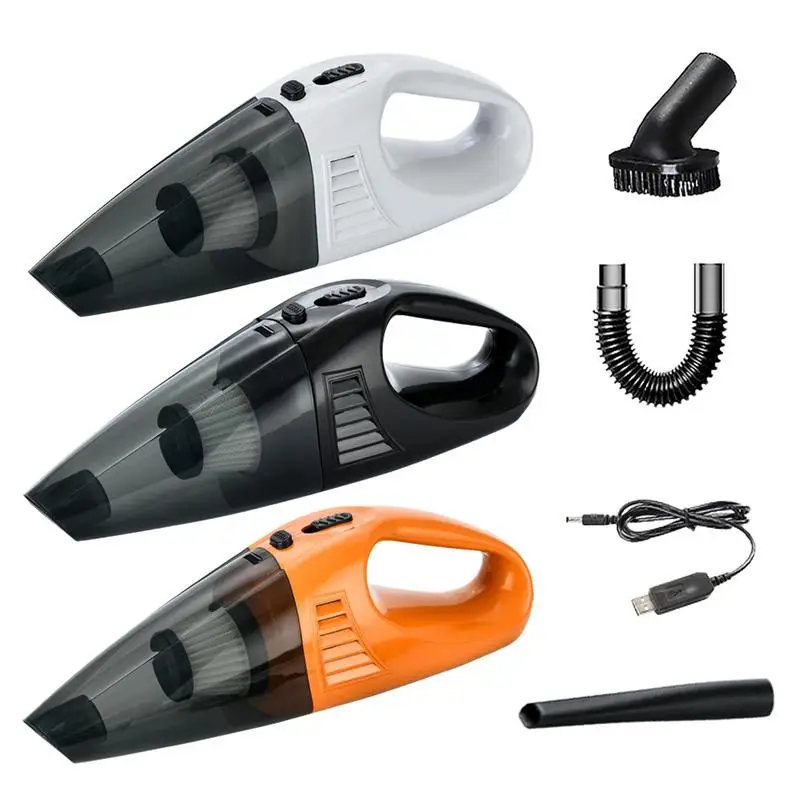 6000Pa Suction Power Car Vacuum Cleaner, Powerful Wireless Portable Vacuum Cleaner, USB Recharging, Powered By Cigarette Lighter