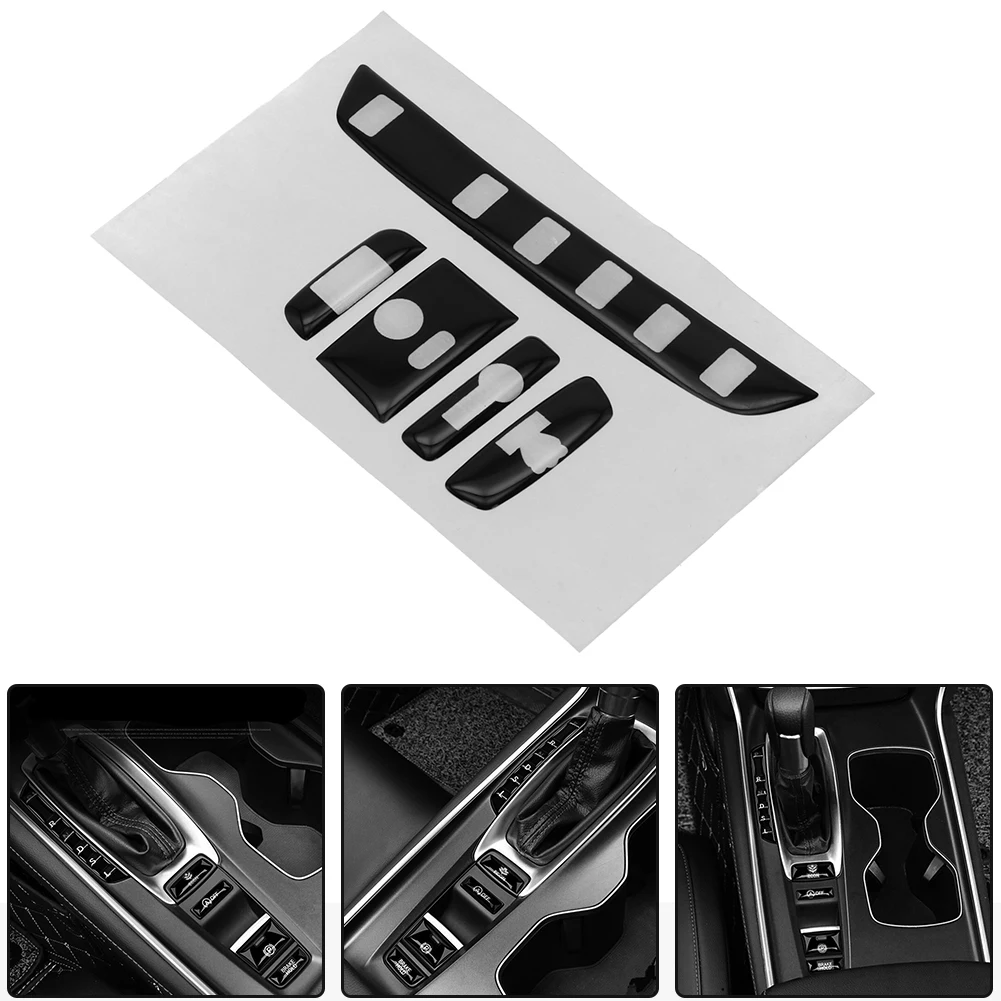 Personalize Your For Honda For Accord 2018 2020 With A Glossy Black Gear Shift Button Sticker Elevate Your Ride