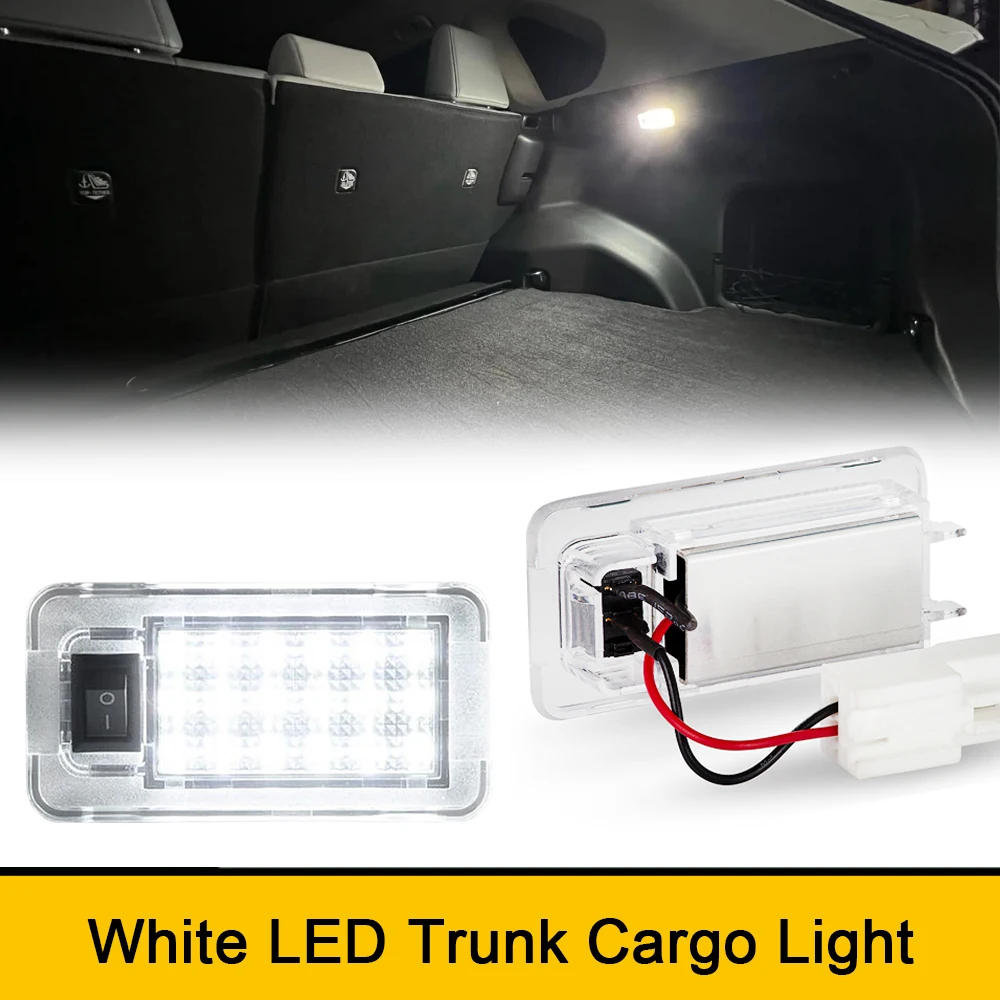 1Pcs LED Luggage Compartment Lights for Toyota RAV4 MK5 Car Interior Trunk White Lamps Accessories