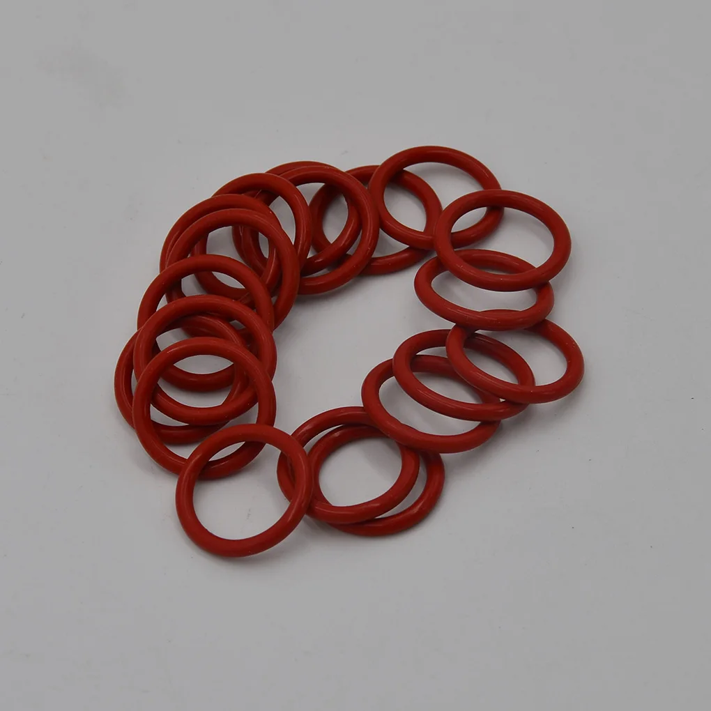 20PCS Set Replacement for 12AX7 12AU7 12AT7 12BH7 EL84 Tube Damper Silicone Rings Durable Silicone O-Rings