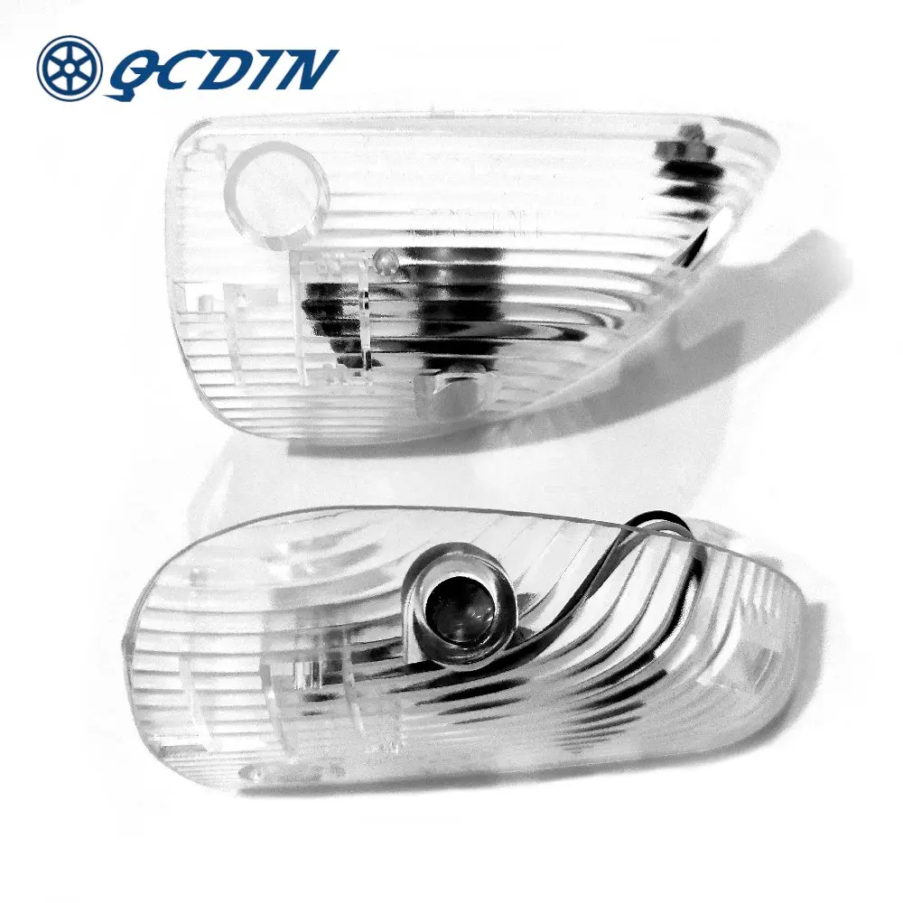 QCDIN for Alfa Romeo 147 LED Door Logo Light Welcome Light LED Puddle Lights for Alfa Romeo 147 Projector Light Error Free