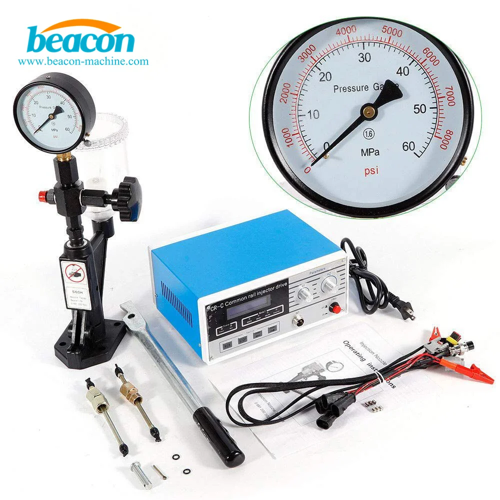 Promotion CR-C Diesel Common Rail Injector Tester + S60H Injector Nozzle Tester Tool