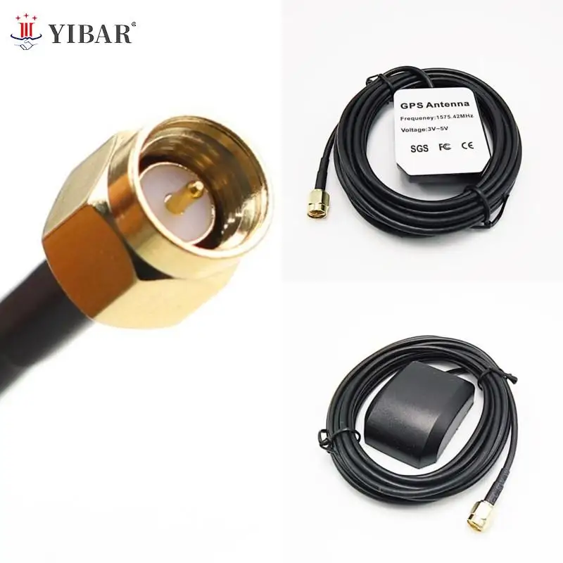 1pc External GPS Dual Antenna,High-precision Active Patch Ceramic Antenna