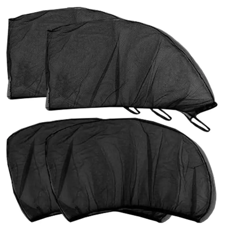 Car Fly Screen Car Window Screen Translucent UV Protection Stretchy Mesh Car Seat Sun Protection Car Window Accessories
