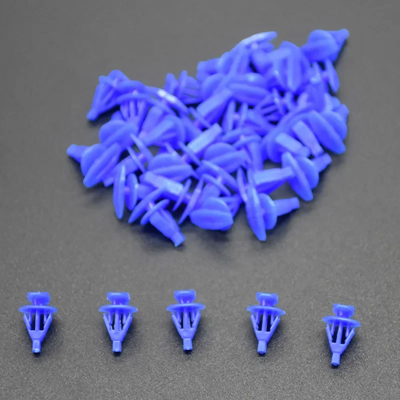 100PCS Auto Fasteners Car Door And Window Sealing Strip Weatherstrip Retainer Clips For VW Honda Toyota Nissan Universal