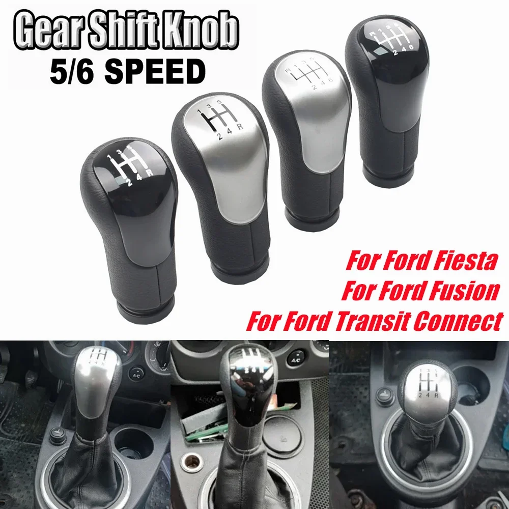 New Beautiful Vintage Design Gear Stick Knob For Ford Fiesta MK6 Connect Fusion 2002 2003 2004 2005 2006 2007 2008 Car Styling
