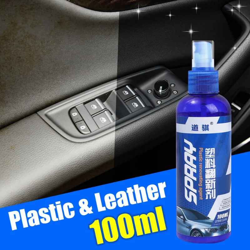 Car Interior Seats Leather Plastic Restorer Polishing Coating Renovator Auto Cleaning Repair Maintenance Products