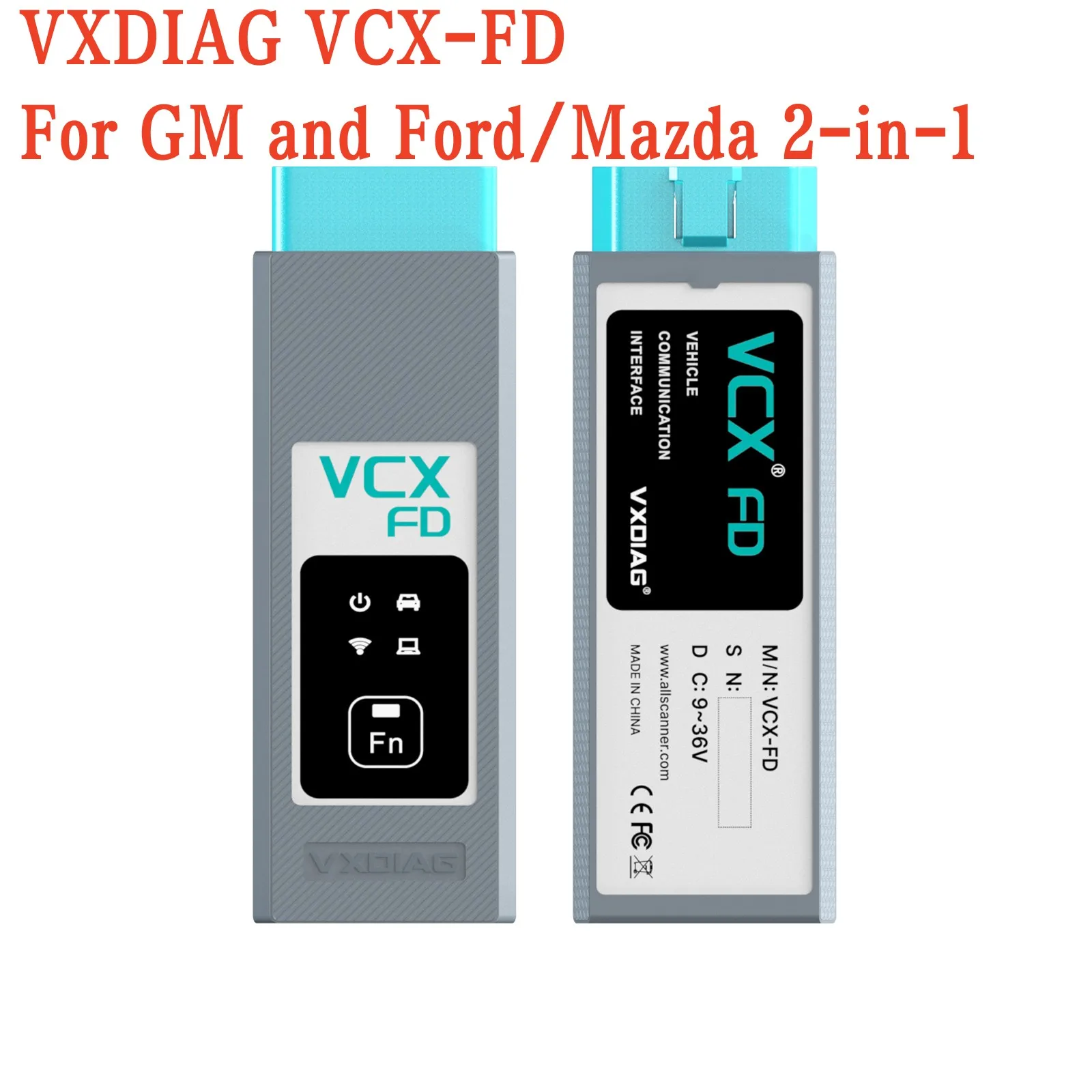 2024 VXDIAG VCX-FD FM Intelligent Vehicle Diagnostic Interface for Ford/Mazda Diagnostic Tool