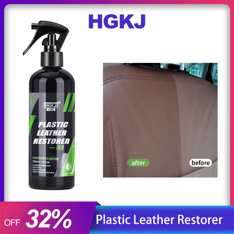 S3 Plastic Leather Restorer Coating Car Restorer Polish Car Interior Exterior Trim Cleaner Car Detailing HGKJS3 Leather Restorer