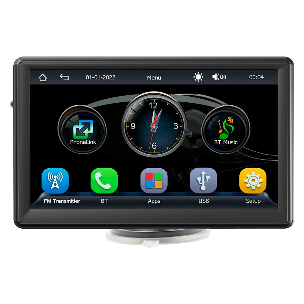 Car MP5 Player Compatible For Carplay Android Auto Wireless Stereo 7" Touchscreen Bluetooth-compatible 5.1 Hands-free