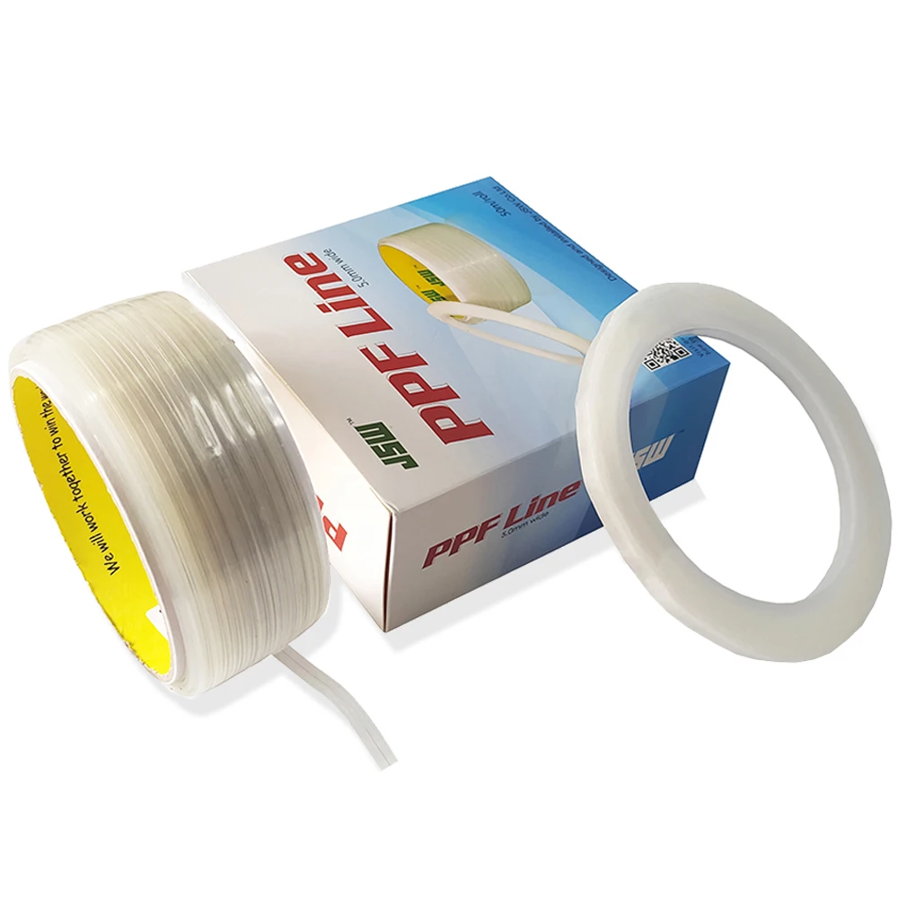 Transparent Car Sticker Covering Film Cutting Line TPU PPF TPH Knifeless Tape Design Line Window Tint Foil Styling Tool