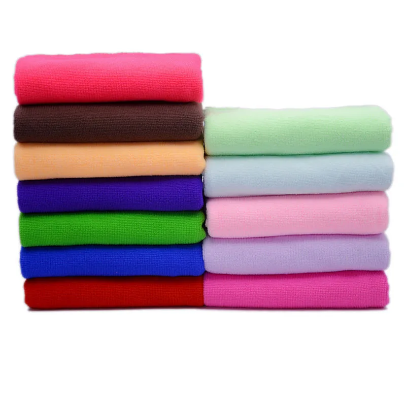 1PC Microfiber Blue Towel Car Bicycle Home Kitchen Washing Clean Wash Cloth 30X60CM