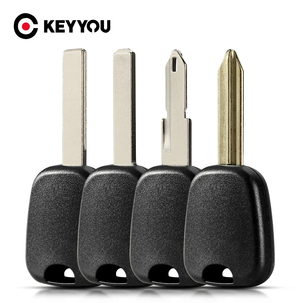 KEYYOU Transponder Car Key For Peugeot 106 107 307 207 306 406 For Citroen C2 C3 C4 SX9 NE73 VA2 HCA NE78 Blade