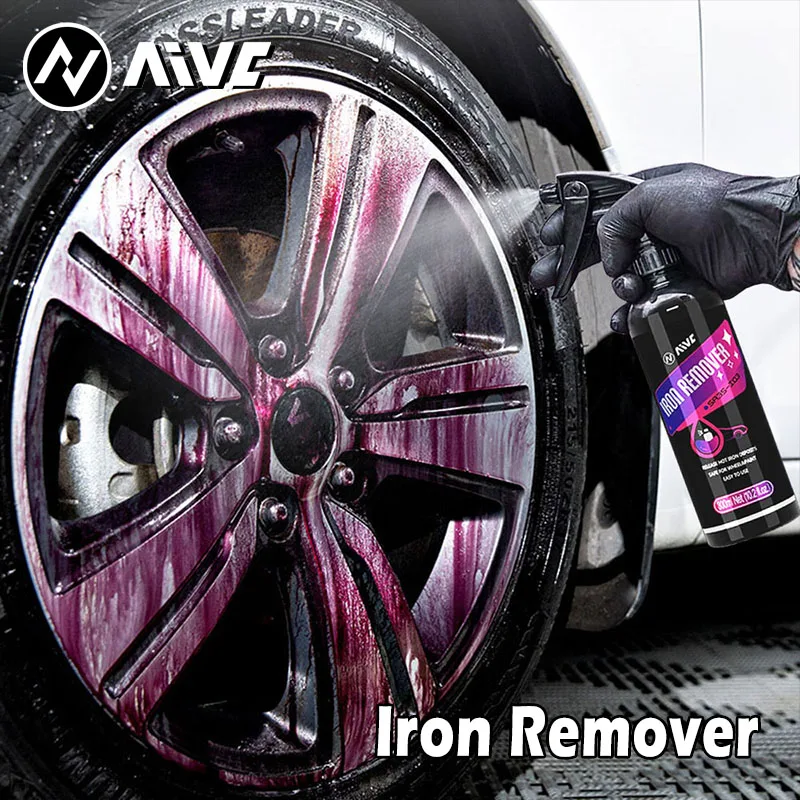 Iron Remover Aivc Deep Clean For Car Paint Rim Auto Wheel Rust Prevention Spray Paint Care Brake Cleaner Household Accessories