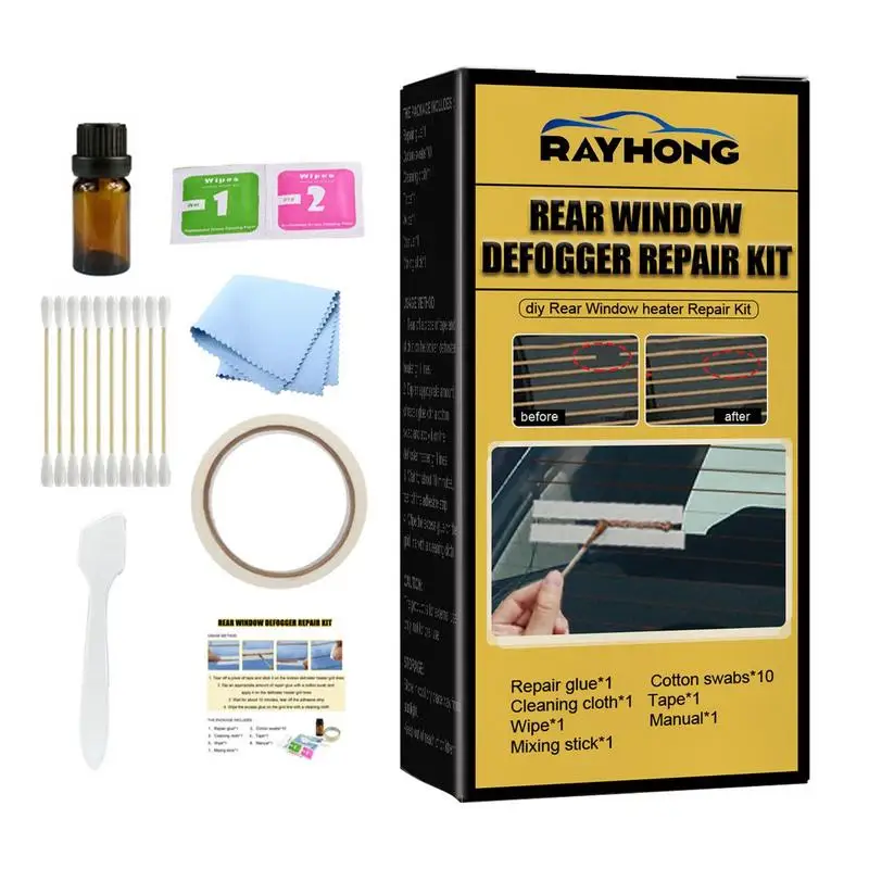 Window Defogger Grid Lines Repair Kit For Cars Rear Window Defroster Repair Kit Car Window Repairing Accessories For The Car