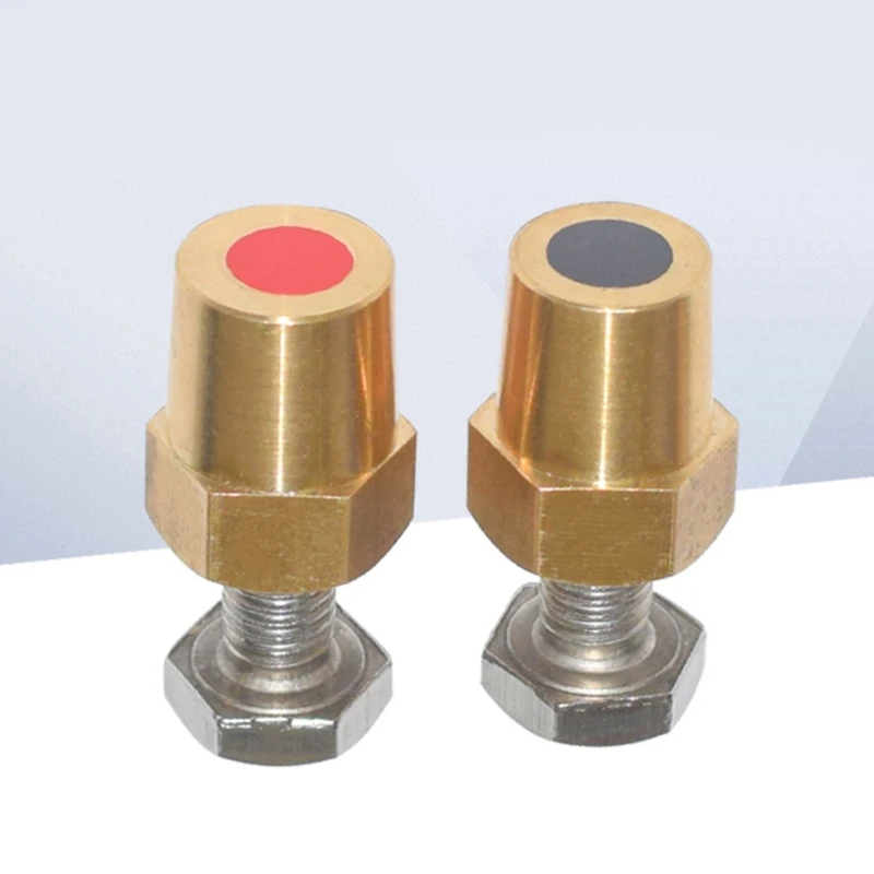 2Pcs Car Battery Terminal Connector Clamp M10 M6 M8 Brass Stud Wire Binding Post Thread Screw Power Supply Connector Terminal