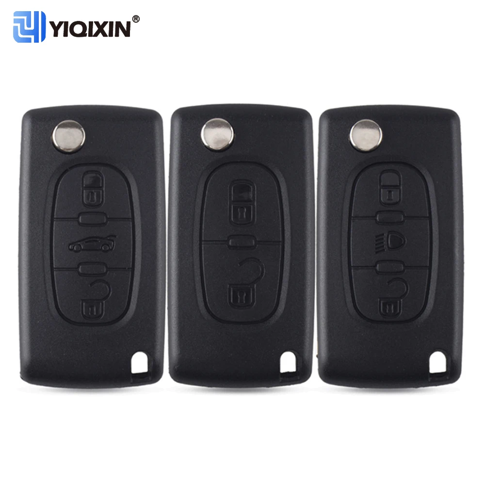 For Peugeot 207 206 307 S 308 407 208 306 107 406 607 807 508 Remote Car Key Case For Citroen C2 C3 C4 C5 C6 C8 Xsara Berlingo