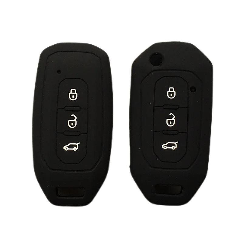 3 Buttons Car Key Case Cover for Ford Territory EV EcoBoost S350 Yuhoo 7 8 Transit Custom Flip Smart Remote Keychain Accessories